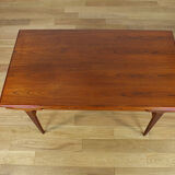 Scandinavian teak table Ejvind A. Johansson vintage 1960