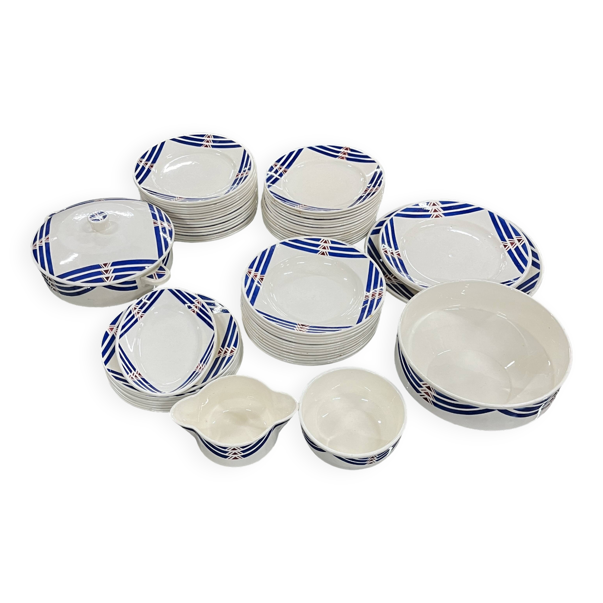 Badonvillers France 53-piece Stella model service