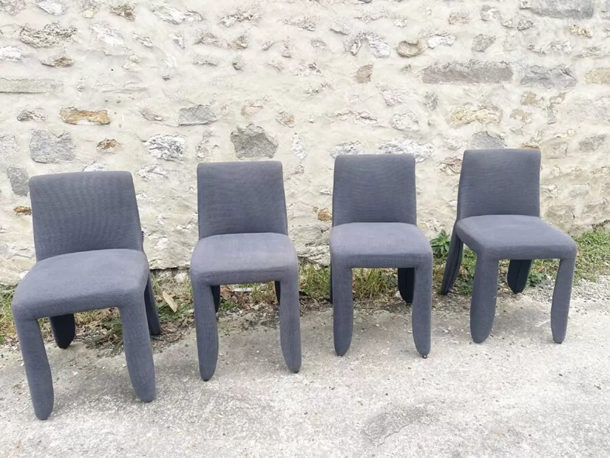 Set of 4 Monster design chairs – Marcel Wanders for Moooi