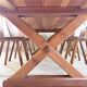 Mountain furniture set with table and 8 chairs Malmvall.