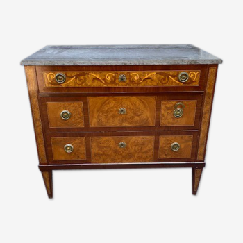 Dresser style Louis XVI marquetry