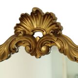 Vintage Gold Mirror Baroque Style Classic Crested Mirror 61cm