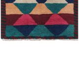 Vintage Turkish Oushak Handwoven Rug 115x126 cm