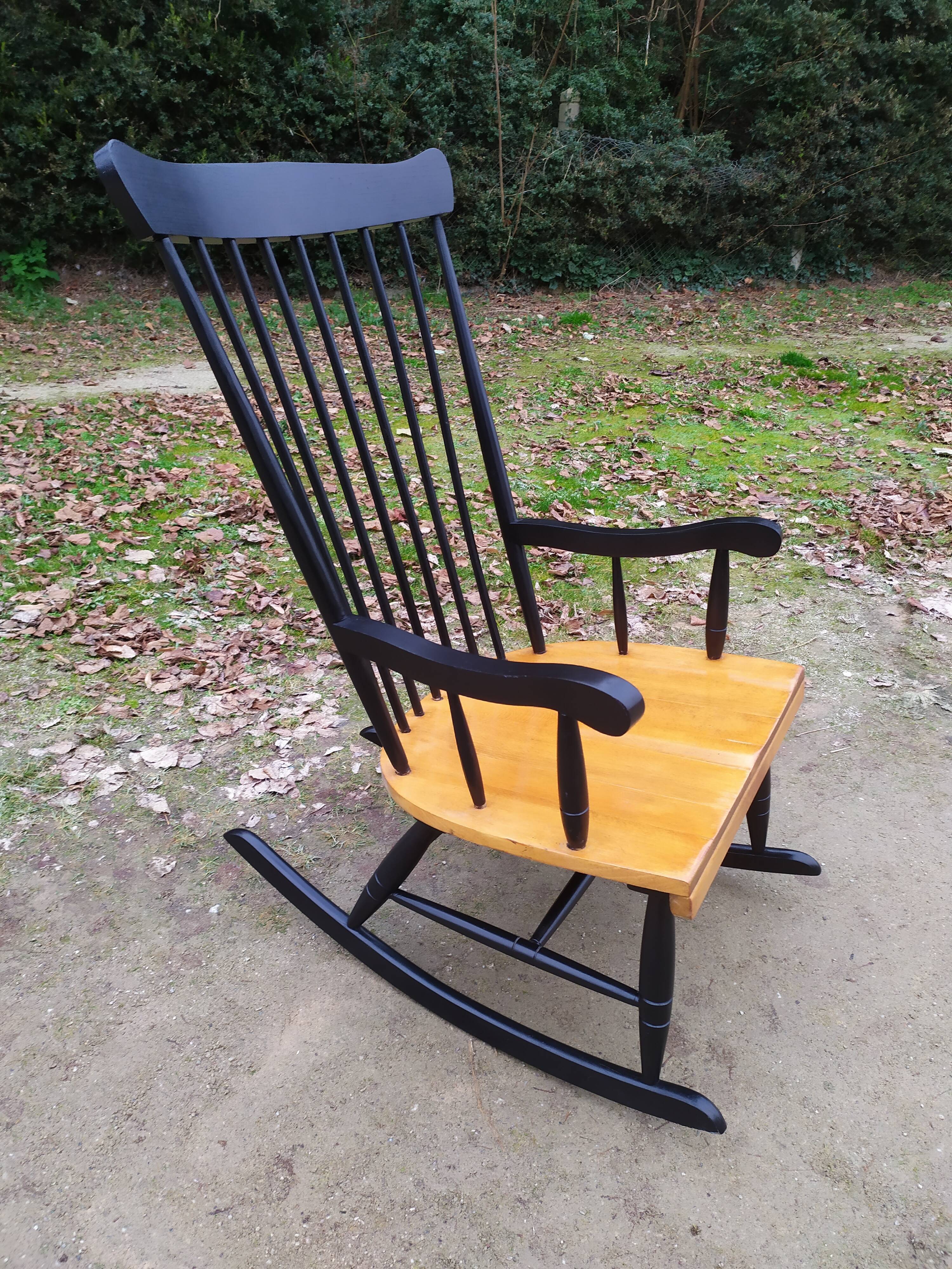 Scandinavian rocking chair 50s-60s