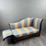 Restoration Period Chaise Longue, 19th Century