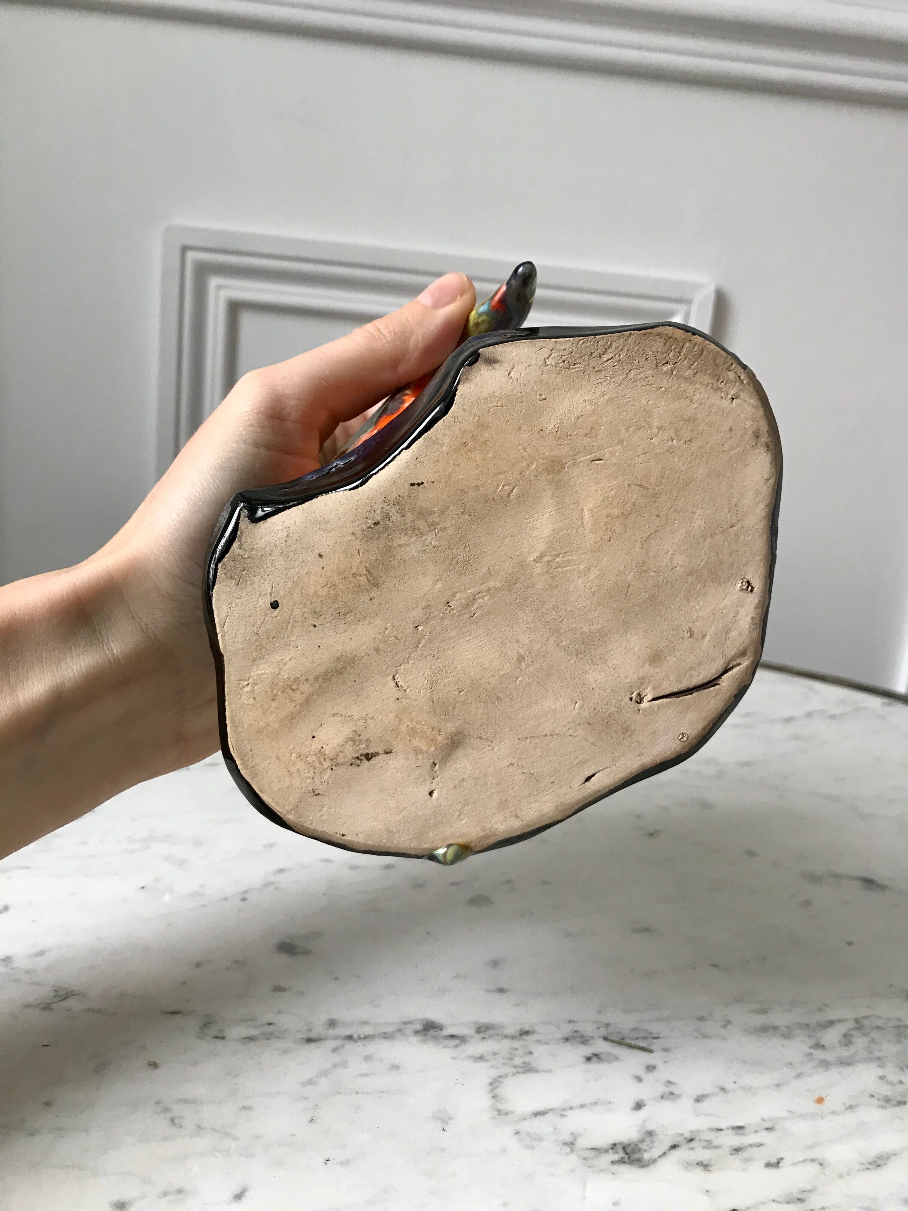 Ashtray / empty pocket fish Vallauris