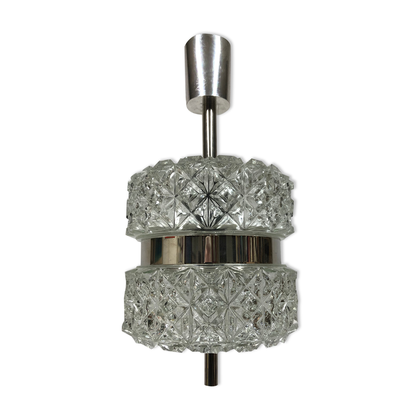 Glass chandelier 1970