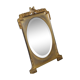 Gold metal mirror