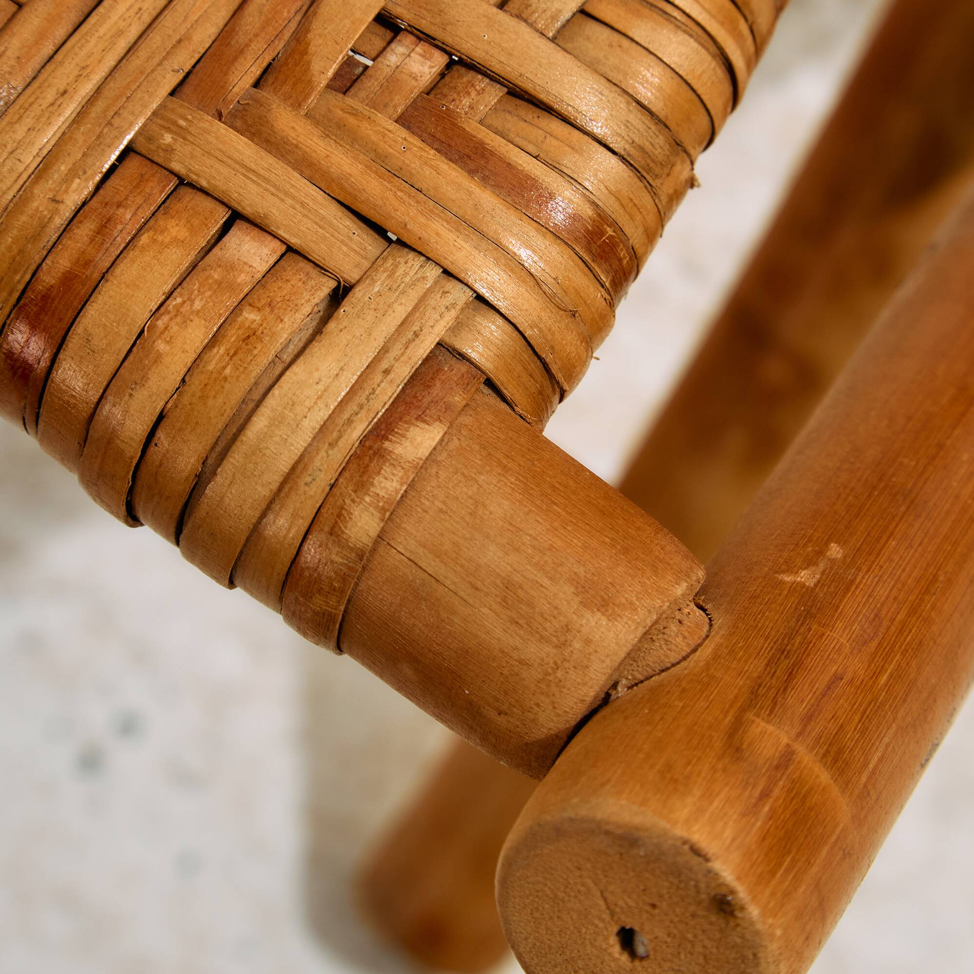 Foldable bamboo chair