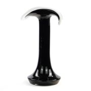 Vase moderniste, en verre, Pologne, années 1970