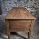 Antique French flour chest in oak – 19th-century farmhouse side table