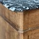 20th century Louis Philippe style wood and marble chest of drawers