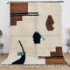 Handmade Berber rug in pure wool, size 150 x 250 cm