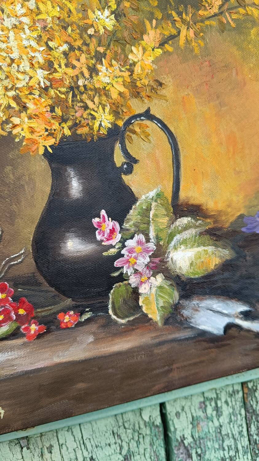 Canvas reproduction of Flowers