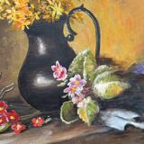 Flower reproduction canvas
