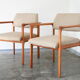 Paire de chaises conférence