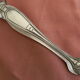 Art deco sugar tongs in silver metal