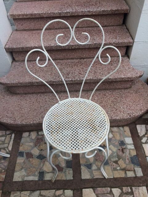 2 armchairs & 2 chairs, wrought iron1950