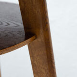 Fully restored oak coffee table, Czechoslovakia, 1960´s