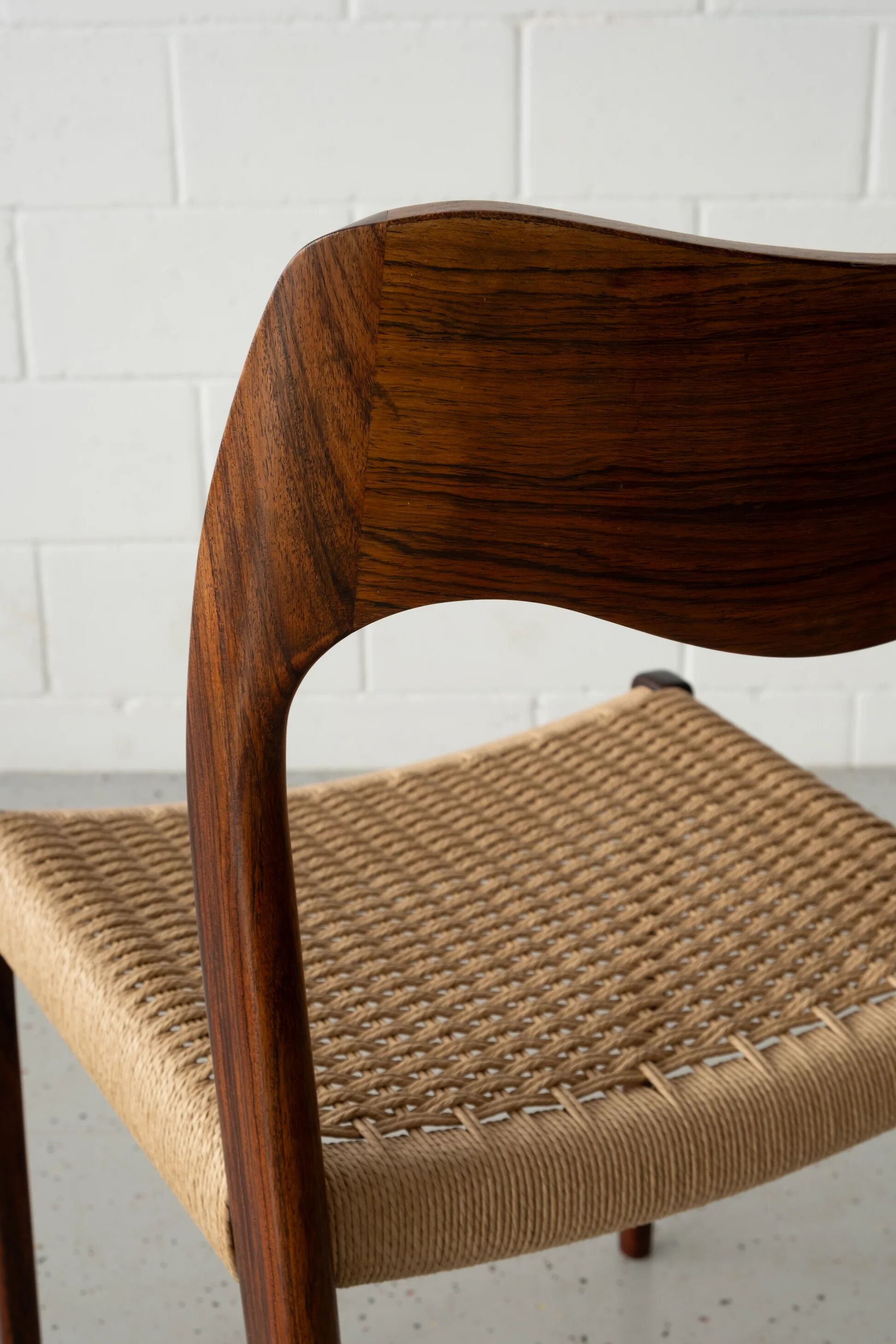 JL Møller dining chairs model 71, rosewood