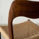 JL Møller dining chairs model 71, rosewood