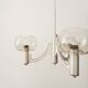 Chandelier with 3 lights by Gaetano Sciolari – Italian design from the 1970s.