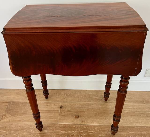 19th century mahogany bedside table