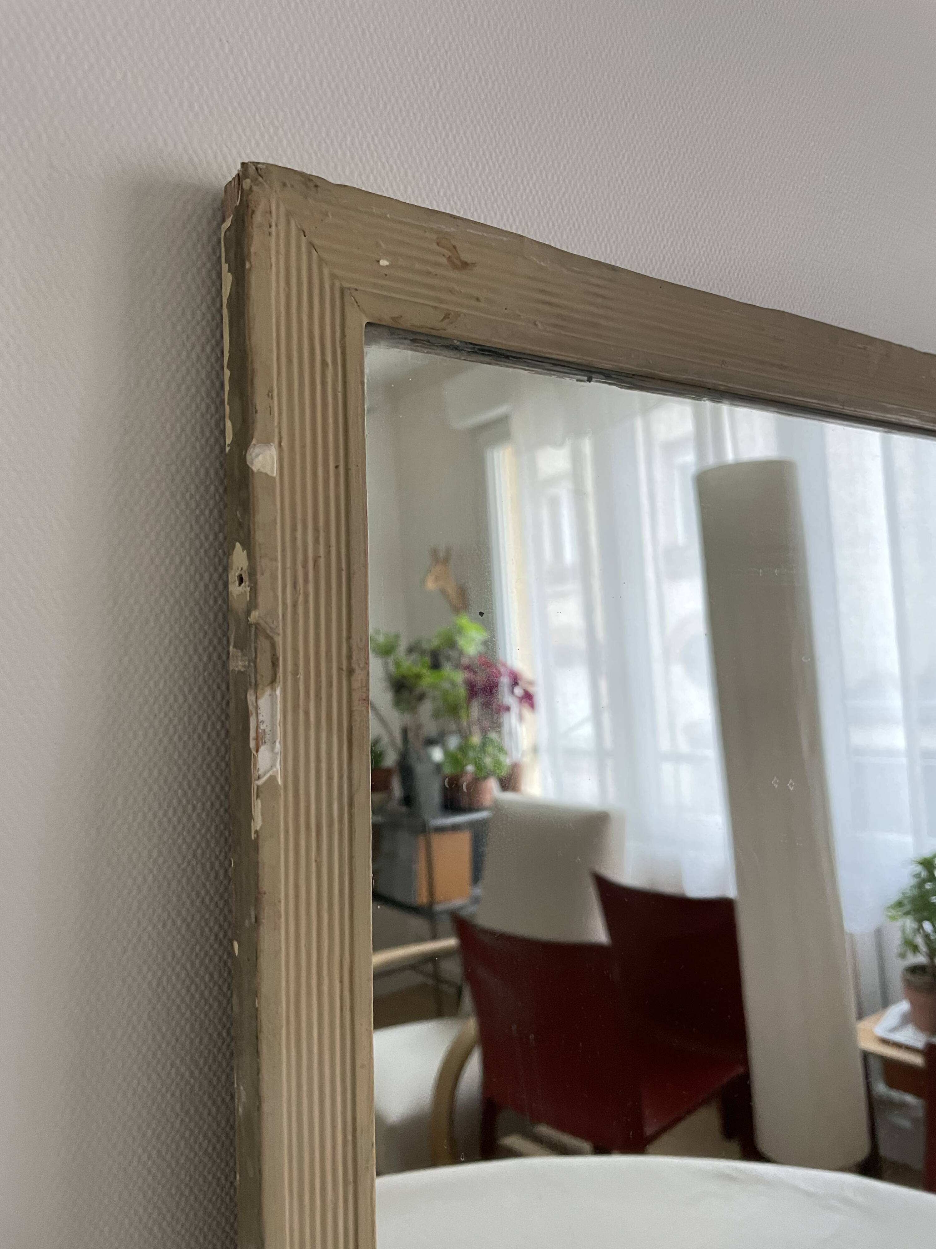 Old wooden mirror 50x71cm