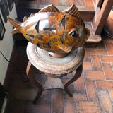 Ceramic fish lamp