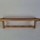ULUV Czechoslovakian Mid-Century Wooden Wall Coat Rack, circa 1970