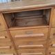 Trade furniture with 12 drawers in gilded oak