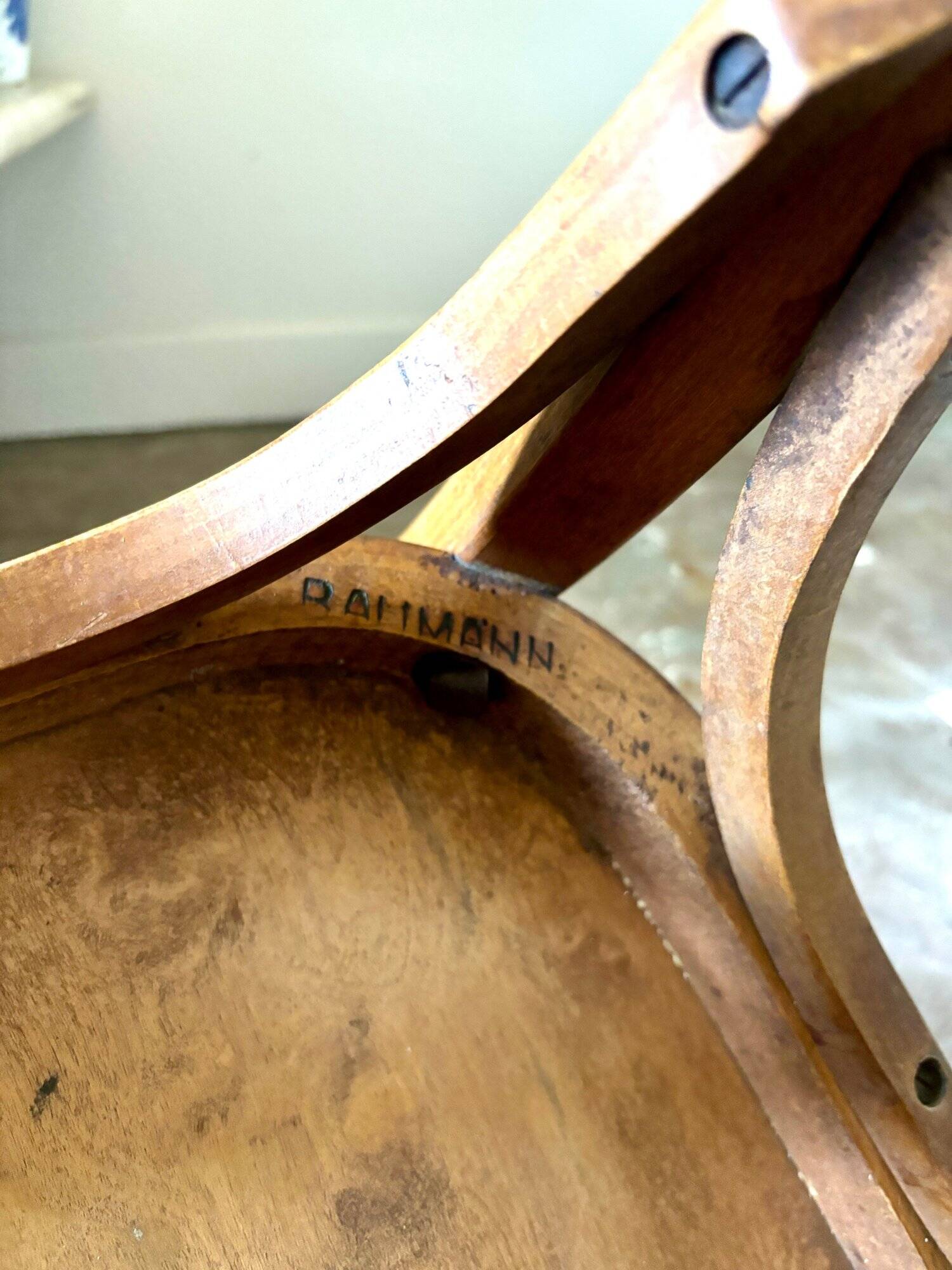 Baumann bistro chair in light beech