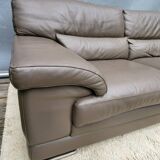 Crozatier leather lounge sofa