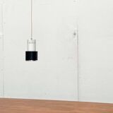 Mid-century minimalist Dutch suspensions attributed to Louis Kalff for Philips, 1950s, set of 4.