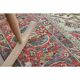 1970s Vintage Persian Handmade Wool Cotton Red Area Rug 289x384
