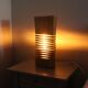 Lampe en bois de chêne sculptée, Dominique Dezen