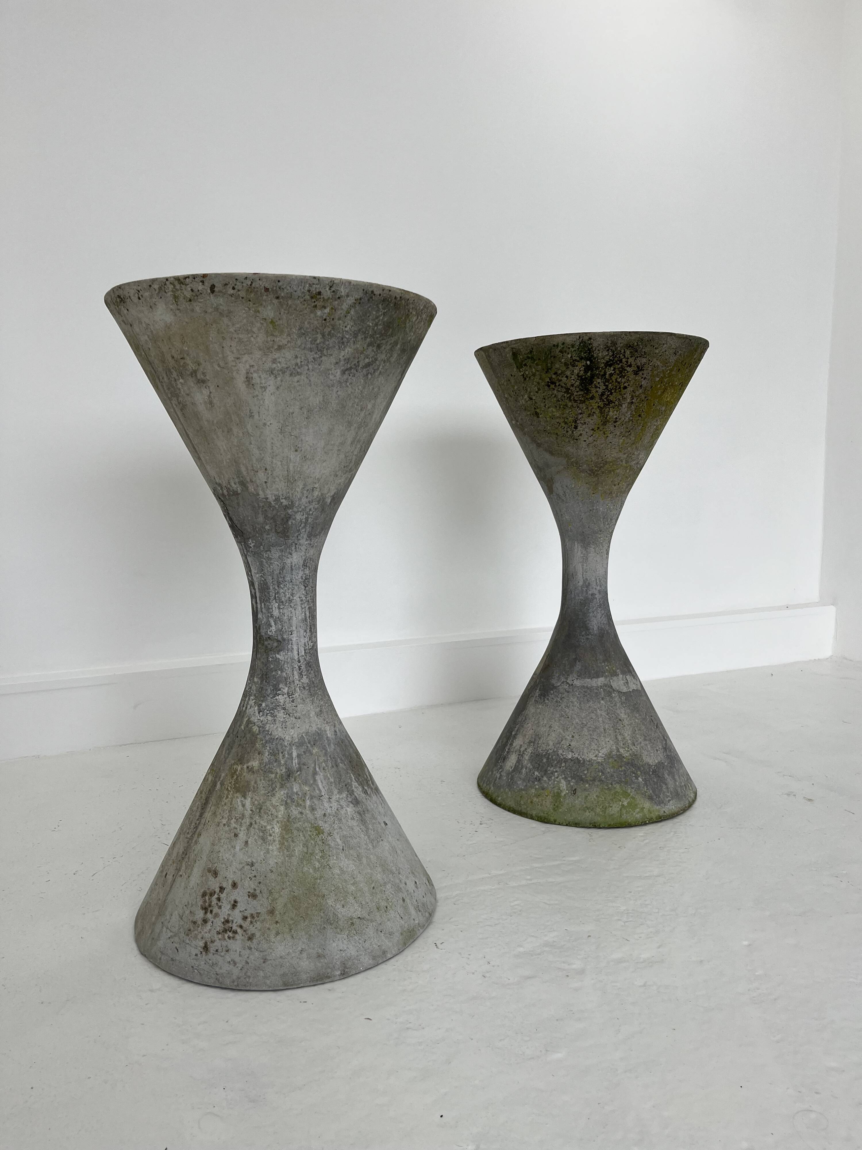 planters design Anton Bee assisted by Guhl edition Eternit 1958 set of 2