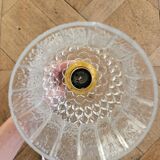 Vintage glass globe pendant light