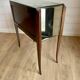 Small entrance chest of drawers or antique bedside table with engraved mirror.