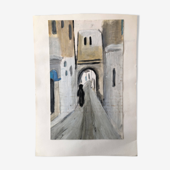 Gouache on Paper “Medina”