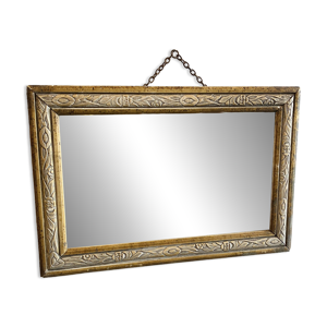 Petit miroir ancien rectangulaire