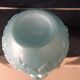Pale blue floral opaline soliflore vase floral decoration