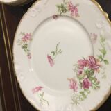 4 porcelain entremet plates