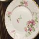 4 porcelain entremet plates
