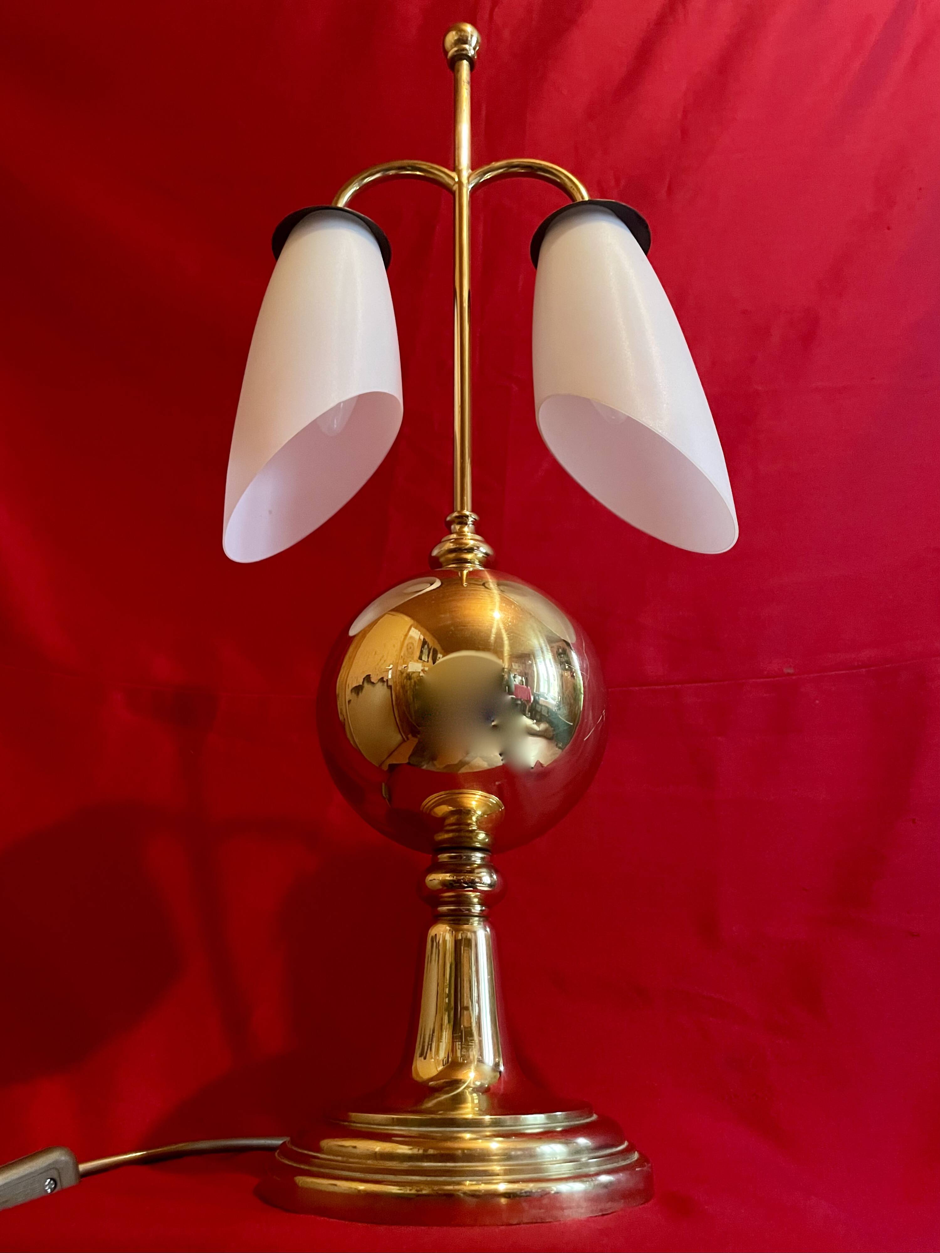 Italian-made lamp, "Lunel" type, from the 50s
