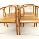 Chaises à manger vintage de design polonais, ensemble de 4
