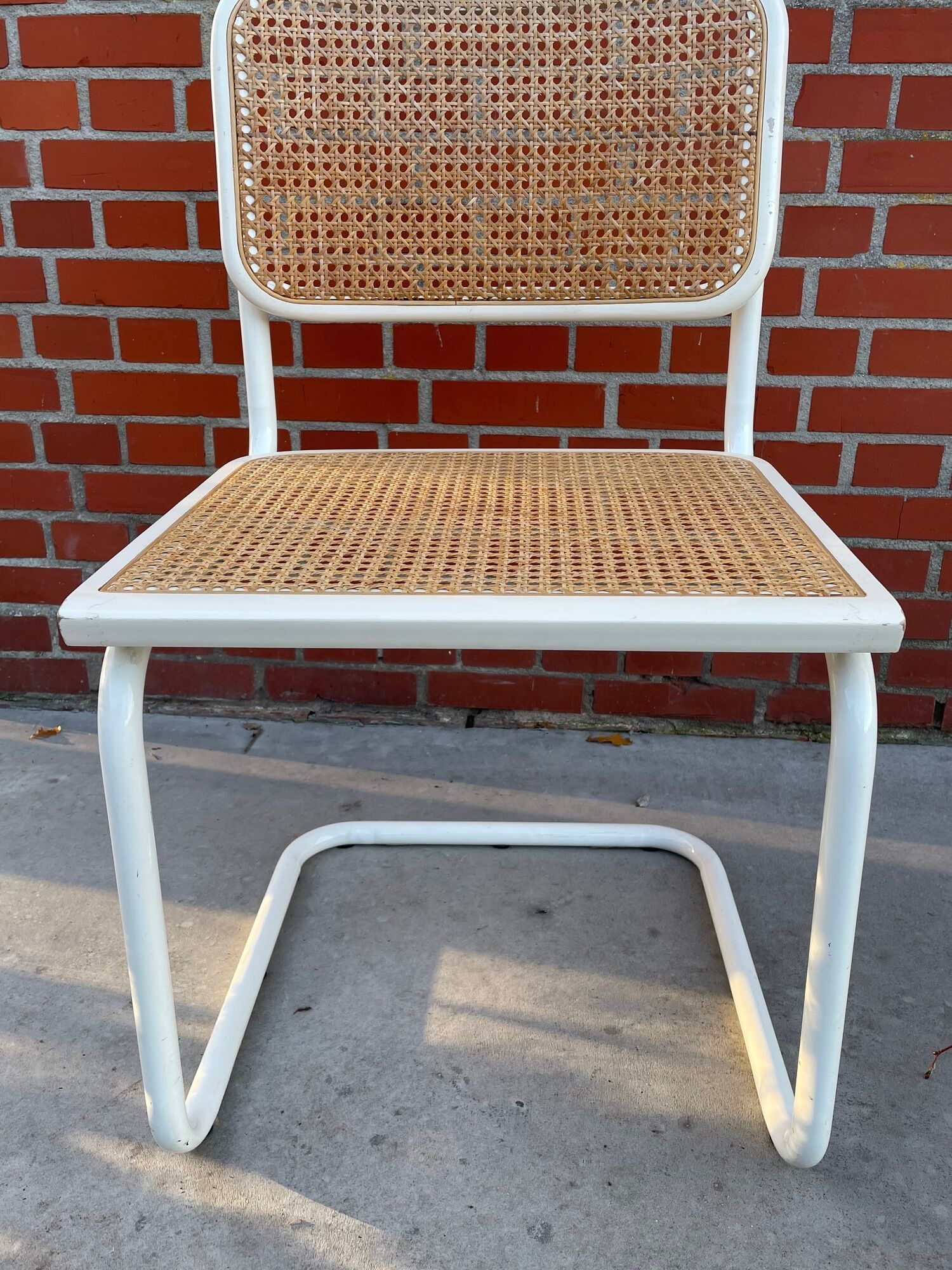 Suite of 4 chairs Cesca by Marcel Breuer made in Italy