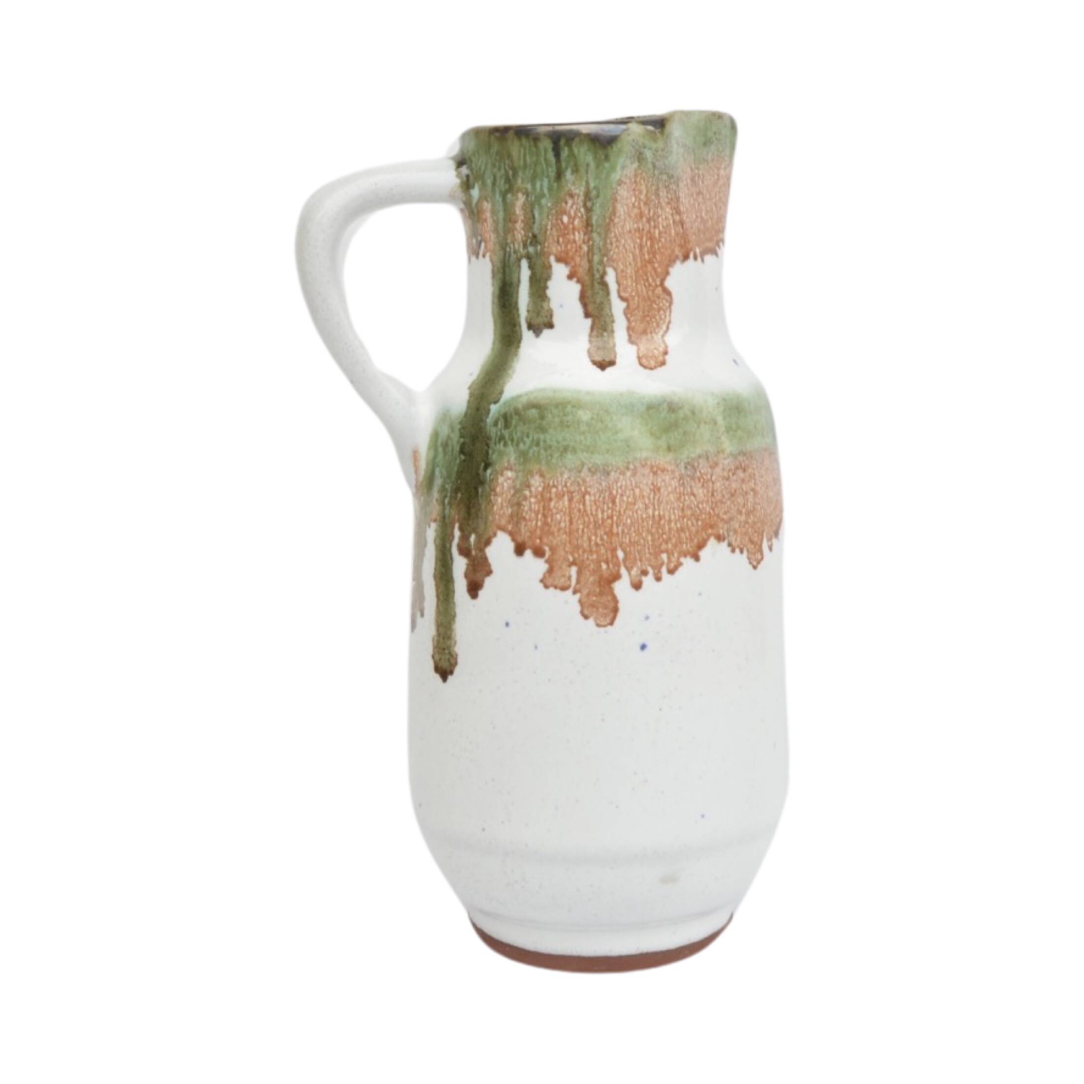 Ceramic jug, bŭlgarsko narodno tvorchestvo sofiya, bulgaria, 1970s.