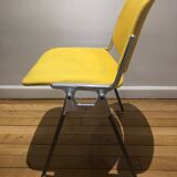 yellow giancarlo piretti chair for castelli