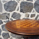 Wooden chessboard table